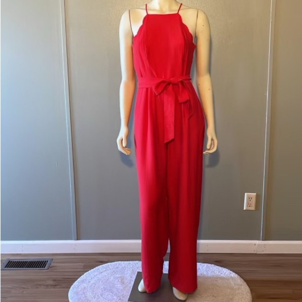 CeCe red romper, size 6